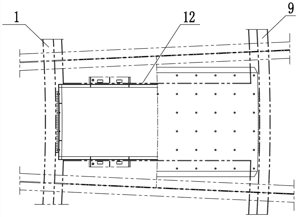 Lateral floating end sealing device of pellet ring cooler