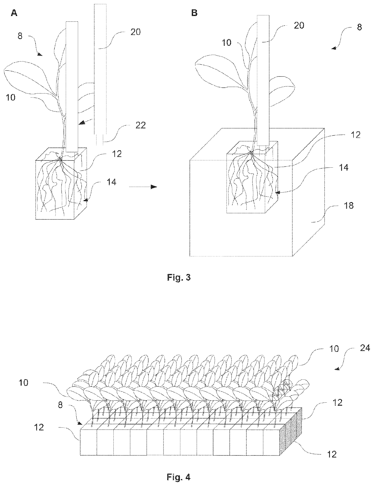 Nutrient medium for automated cultivation of plants