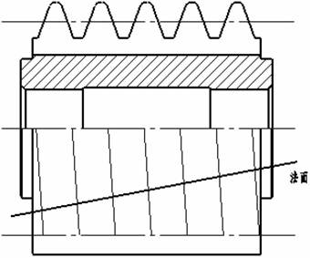 Processing method of tooth thickness-variable gear with intersecting axles and hob of tooth thickness-variable gear