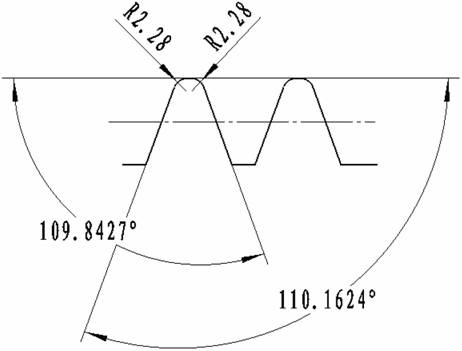 Processing method of tooth thickness-variable gear with intersecting axles and hob of tooth thickness-variable gear