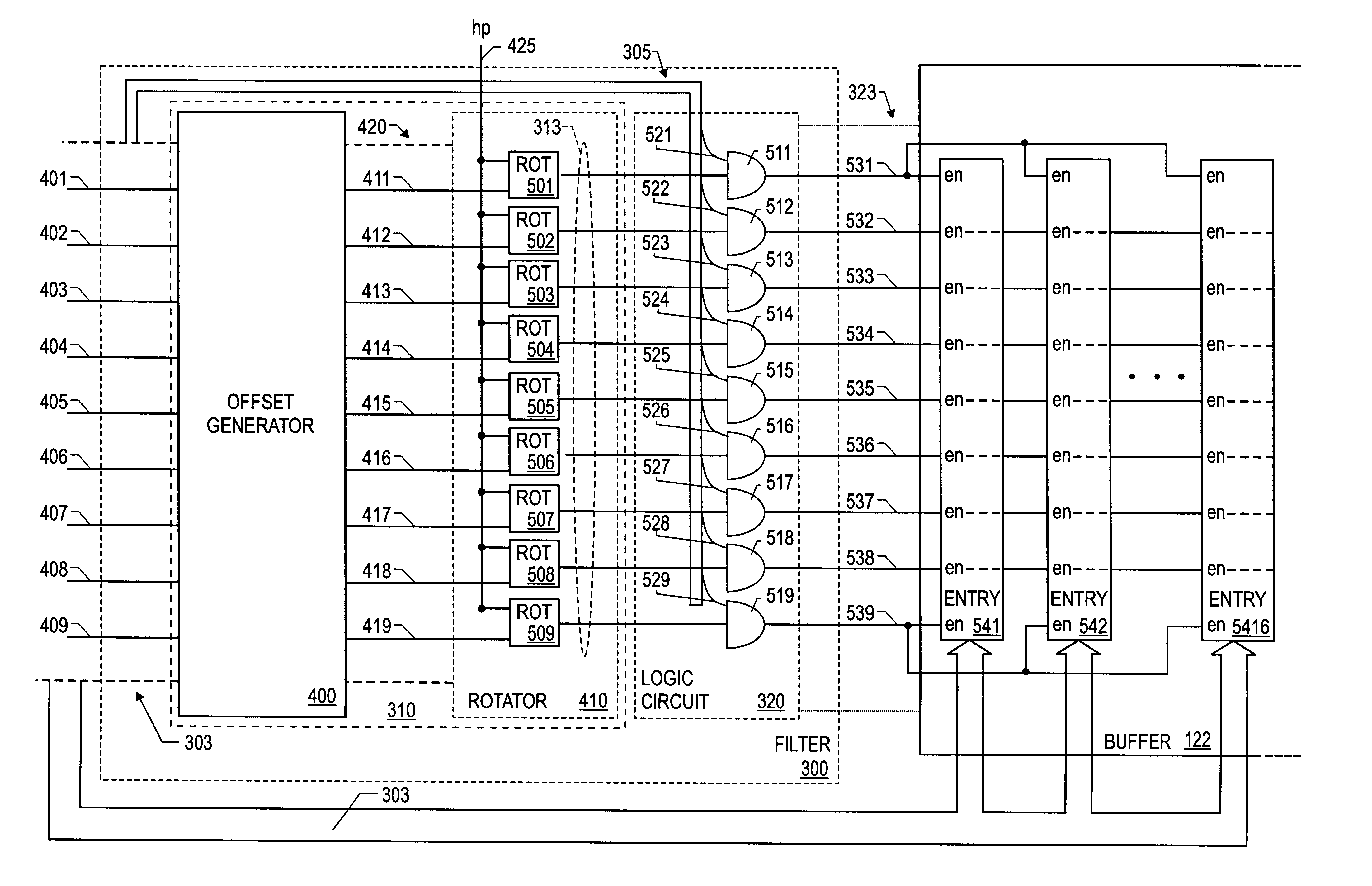 Method and apparatus for filtering valid information for downstream processing