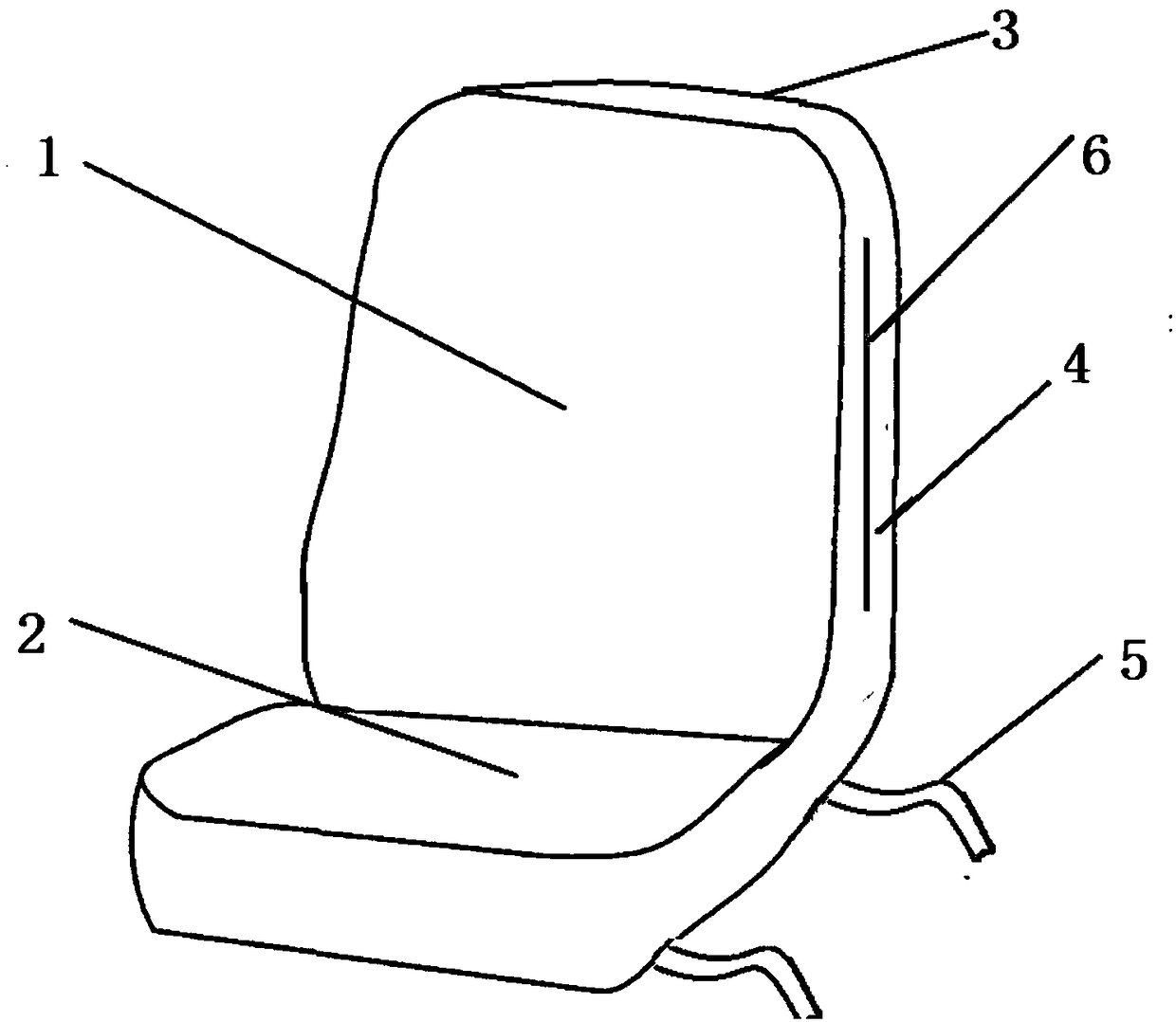 Automobile seat cover convenient to release airbag and machining method thereof