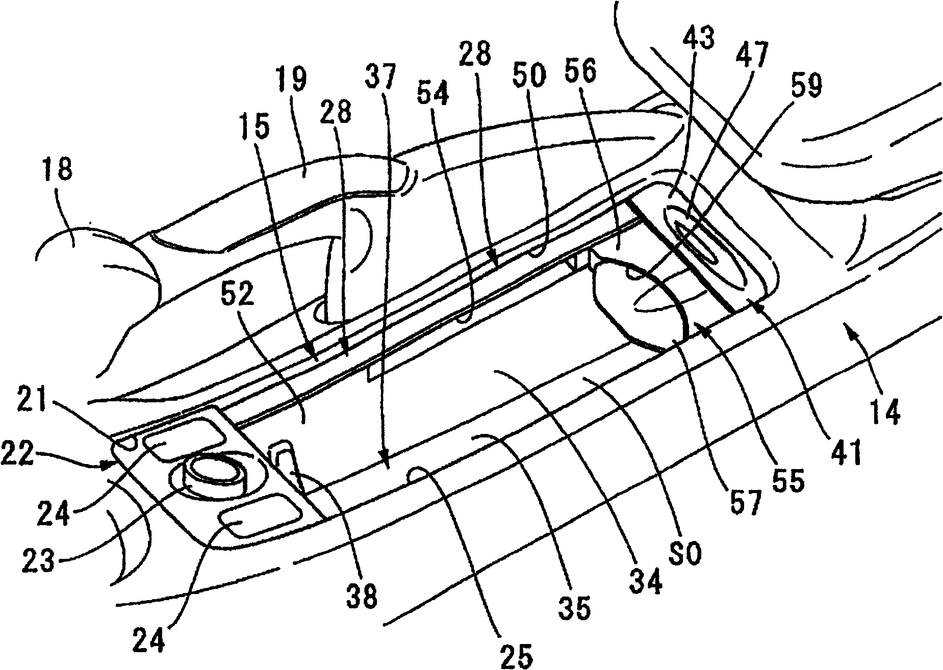 Automotive storage apparatus