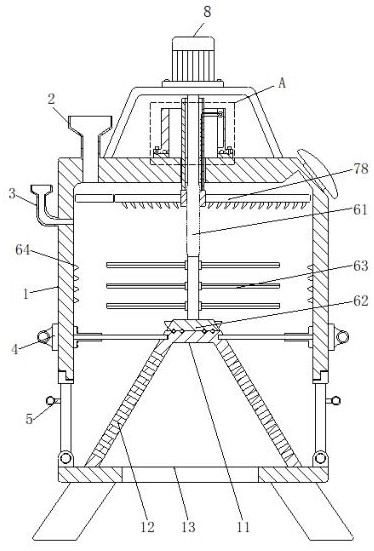 A cosmetic rose essential oil extraction raw material pretreatment system