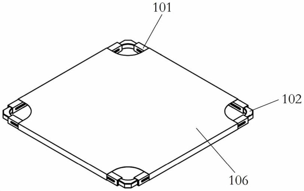 Tightening mechanism for wafer cleavage, film tightening assembly and film tightening method