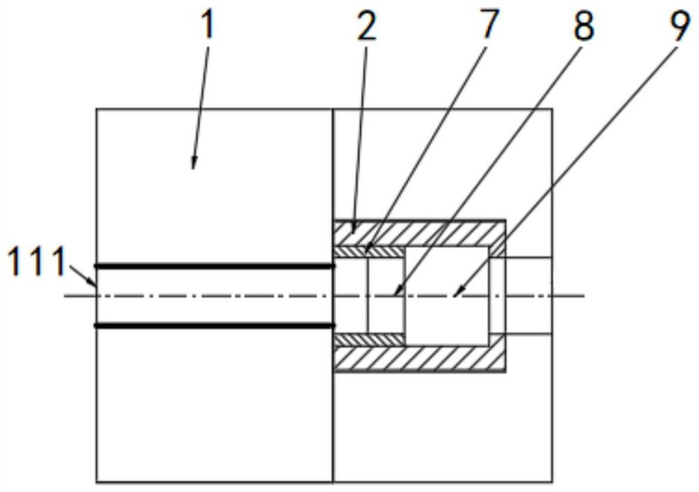 Centering and cold material pushing-out method for die holder of aluminum alloy profile extruding machine