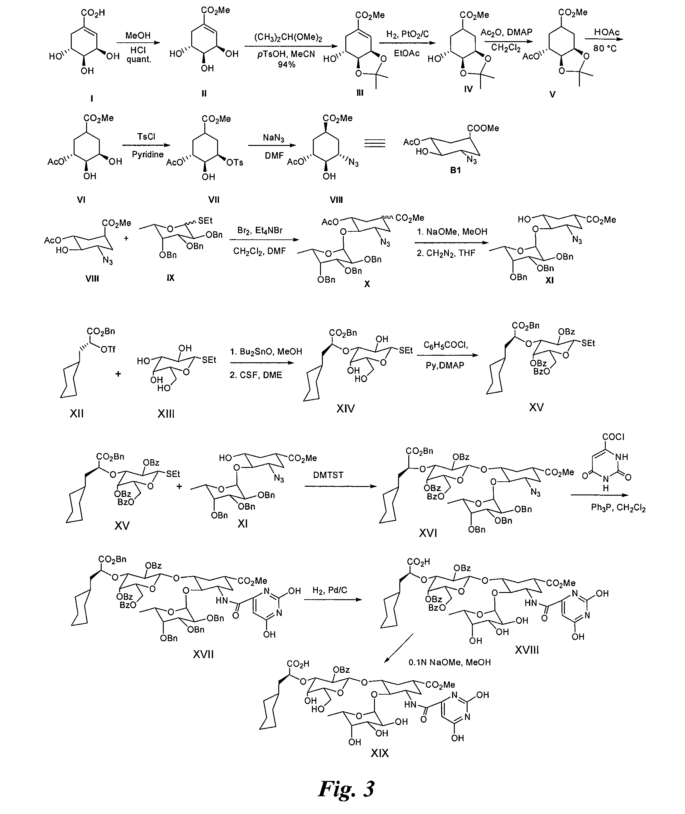 Heterobifunctional pan-selectin inhibitors