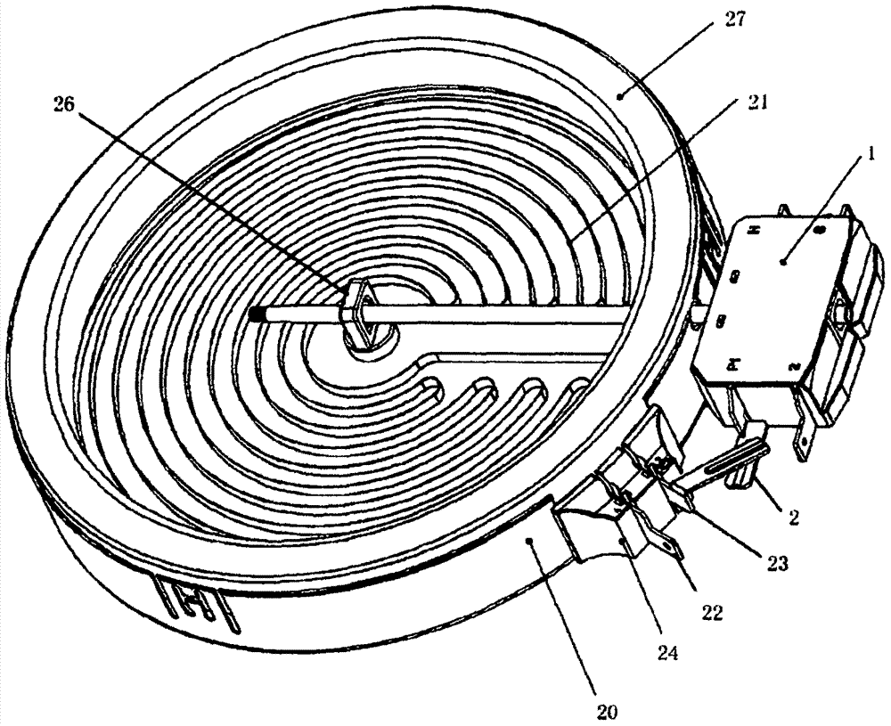 Novel temperature control heat insulation heating disc