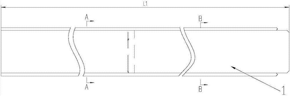 Method for determining welding shrinkage of H-type longitudinal beam