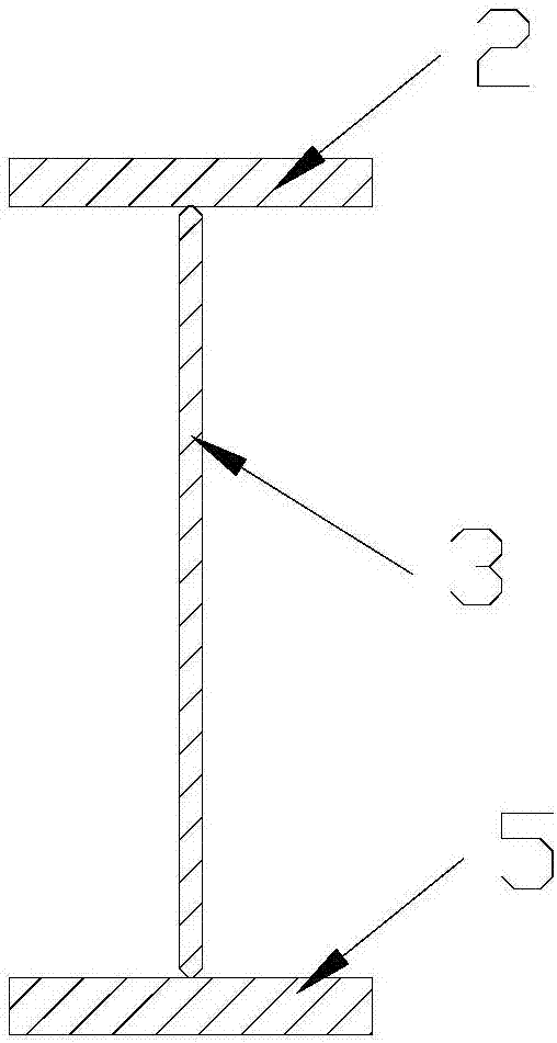 Method for determining welding shrinkage of H-type longitudinal beam