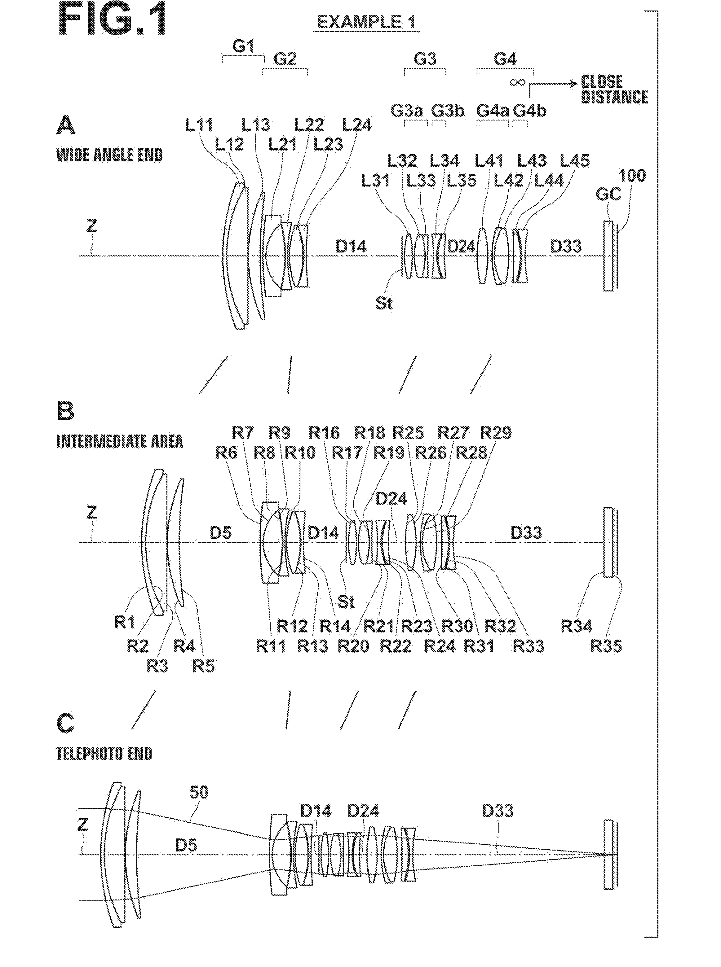 Zoom lens and imaging apparatus