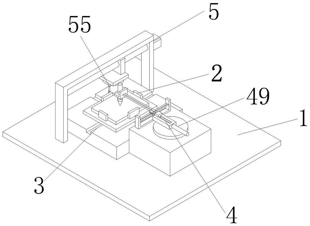 Automatic glass circle cutting machining machine and machining method