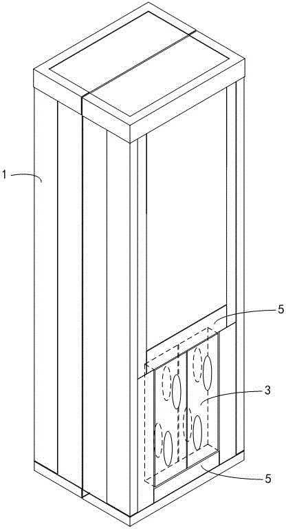 Air conditioner packaging structure