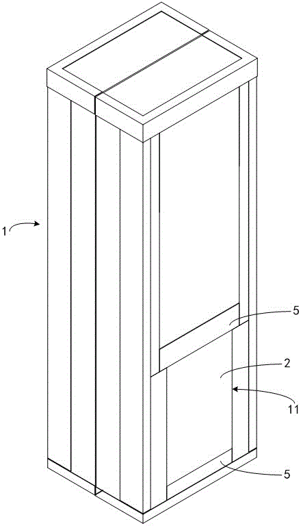 Air conditioner packaging structure