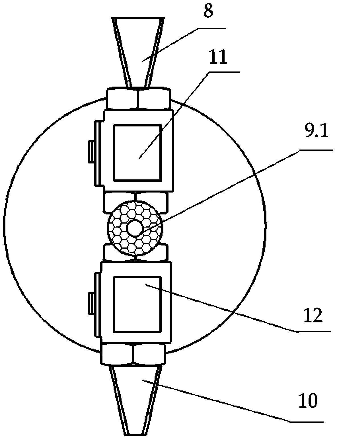 Steam soot blower of novel multifunctional blowing tube