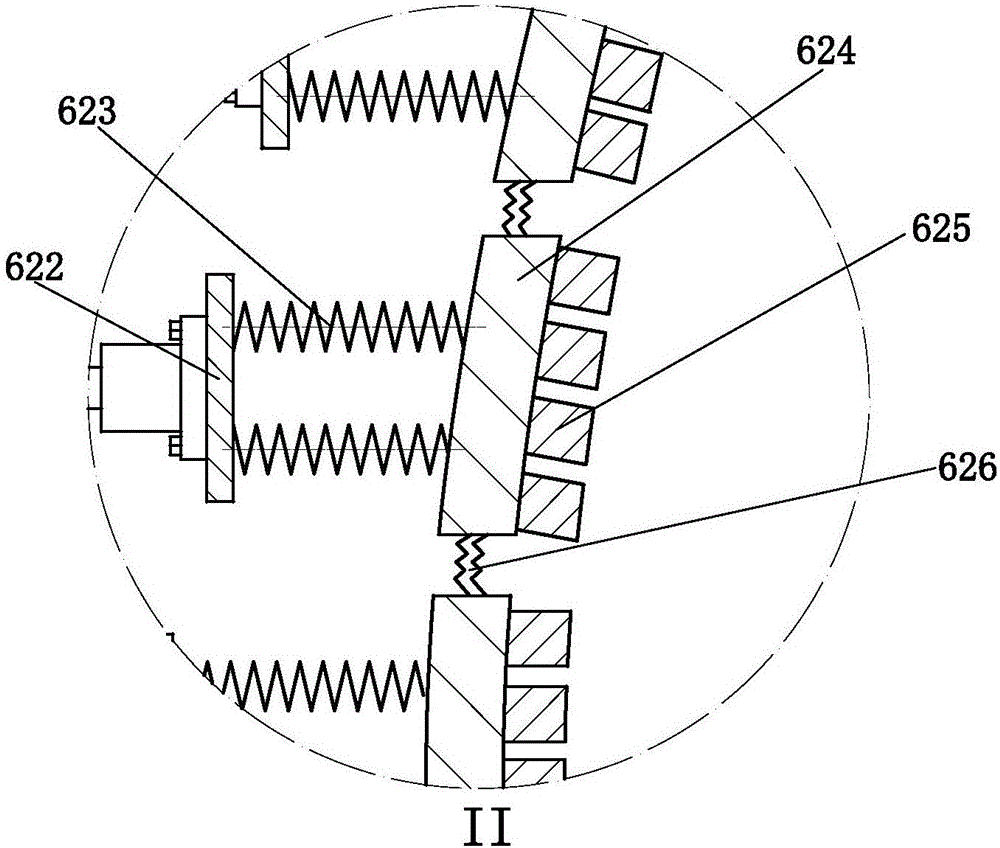 Potato full-automatic annular peeling device