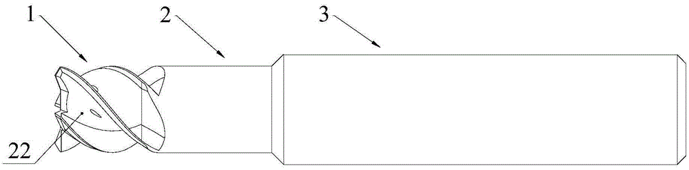 A special cutting tool for helical milling holes of laminated materials