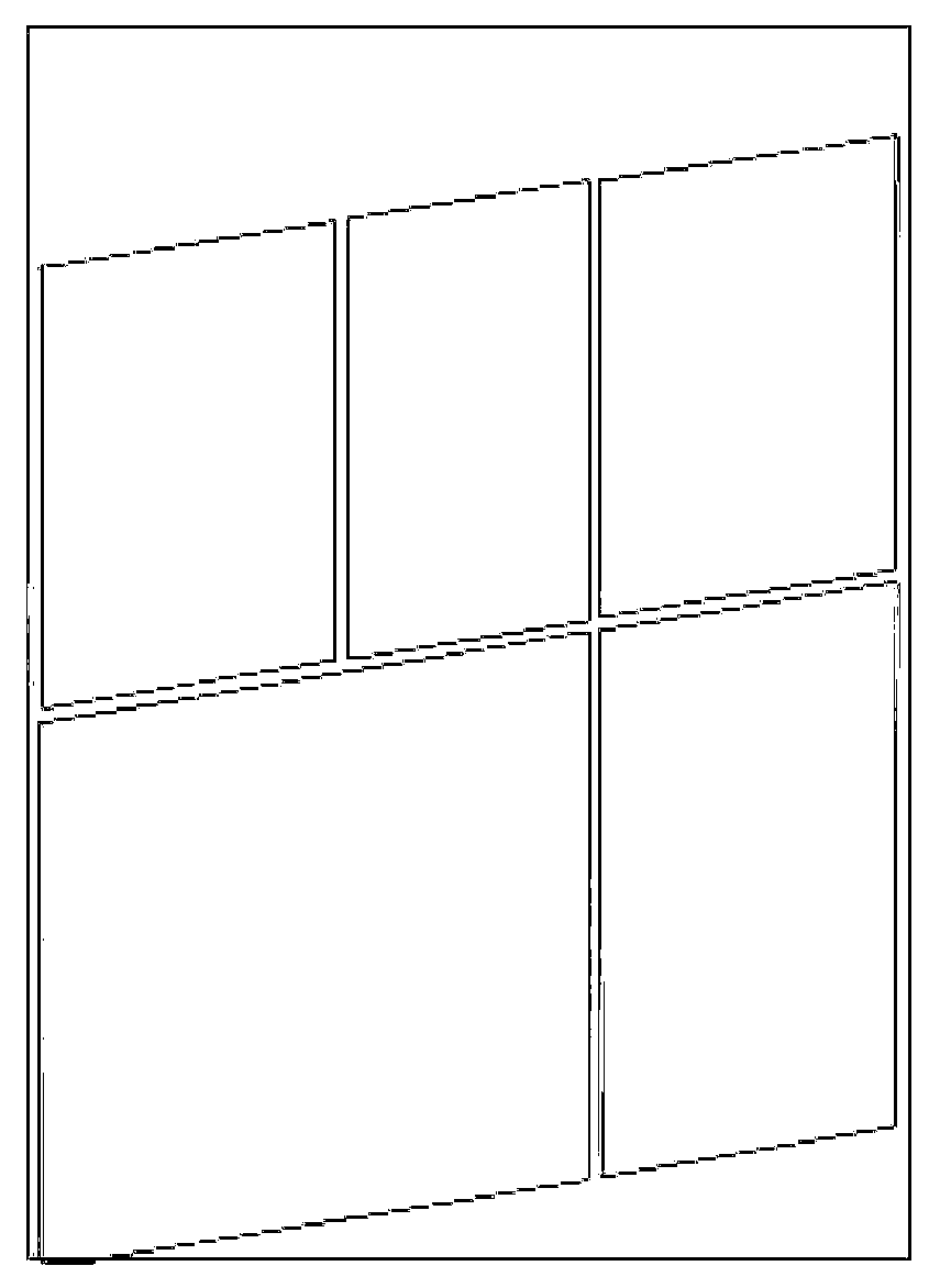 Image synthesis method based on image block template and capable of adding modification materials