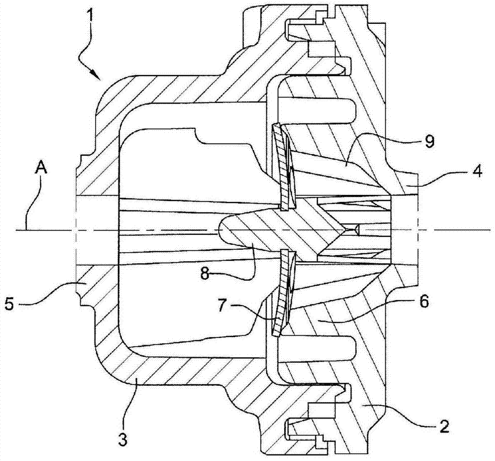 Check valve with flexible membrane