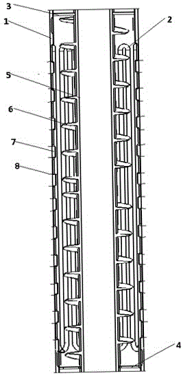 Anti-frosting LNG air-heated nanofluid heat exchange pipe