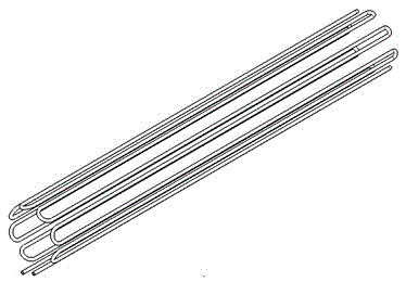 Anti-frosting LNG air-heated nanofluid heat exchange pipe