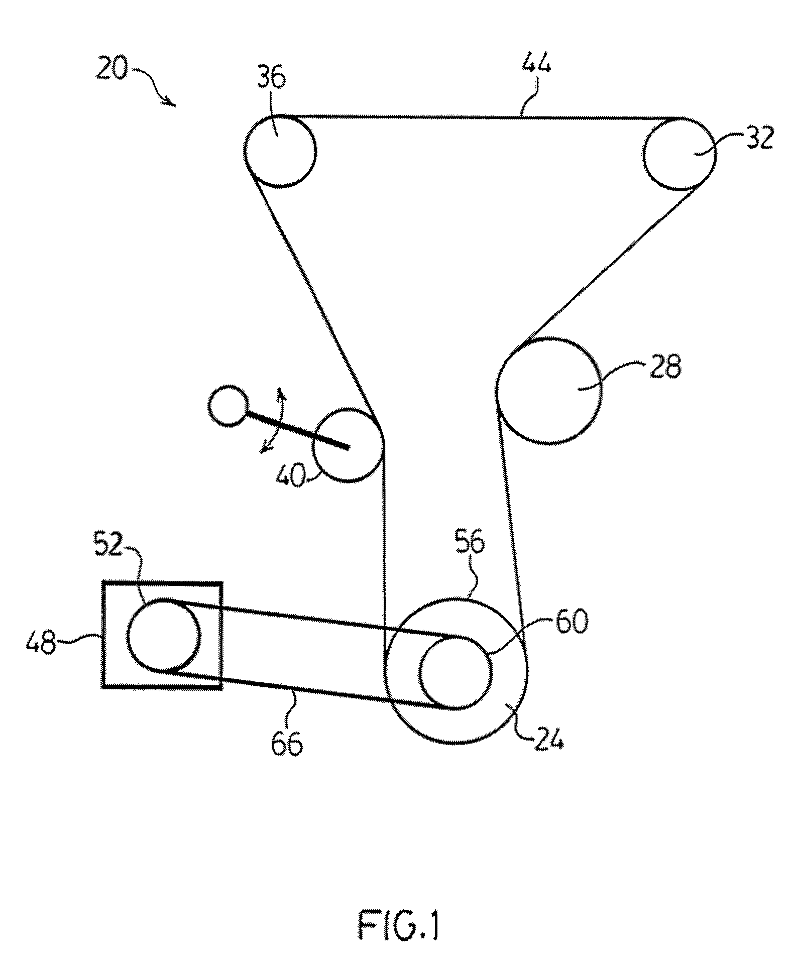 Starter and accessory drive system and method for hybrid drive vehicles