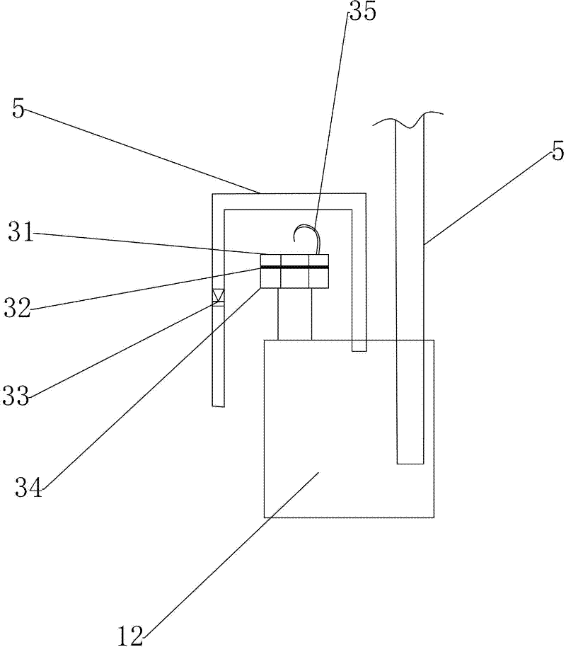 Floating cover type dry fermentation biogas digester device