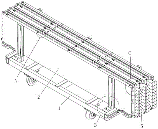 Mold for automatically producing magnesite brick