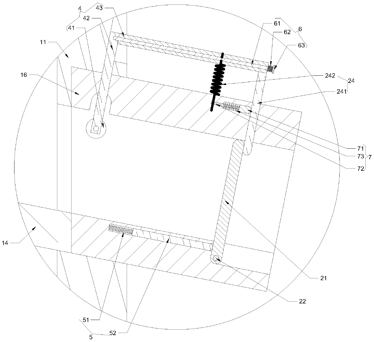 Coating raw material feeding bin