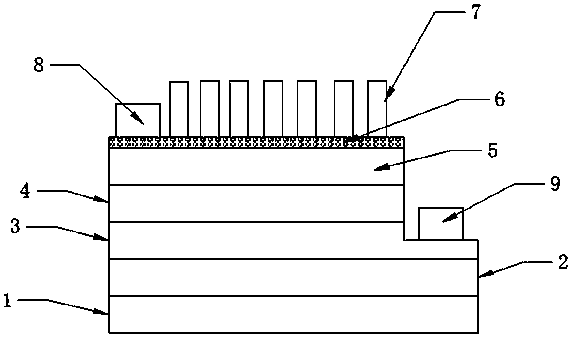 A kind of LED chip manufacturing method of composite transparent conductive electrode