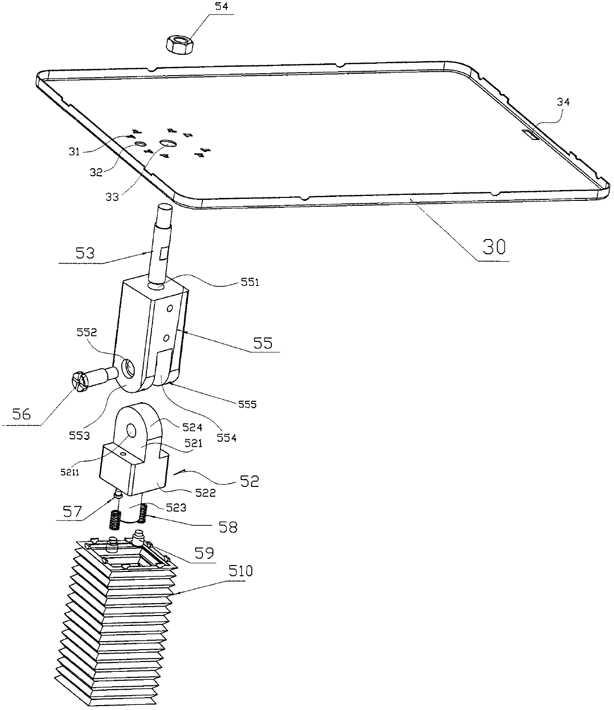 Multifunctional tray device capable of being attached onto seats or beds