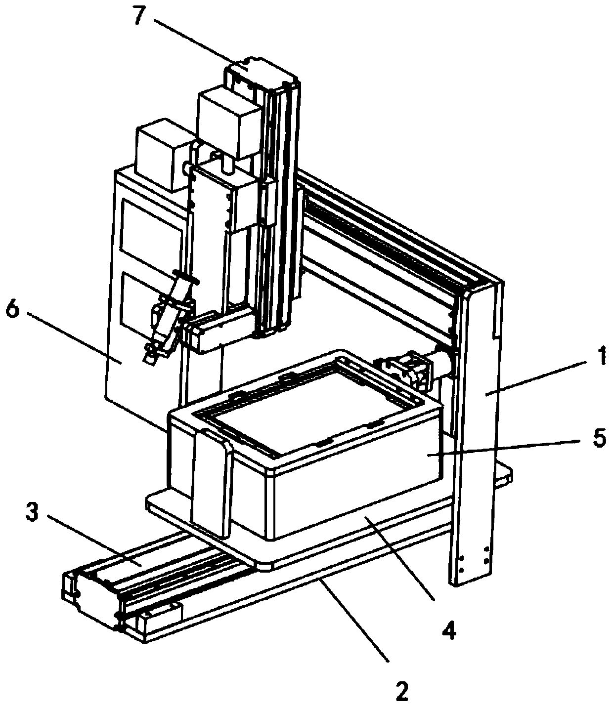 A power connection assembly used for assembling internal components of communication electronic instruments