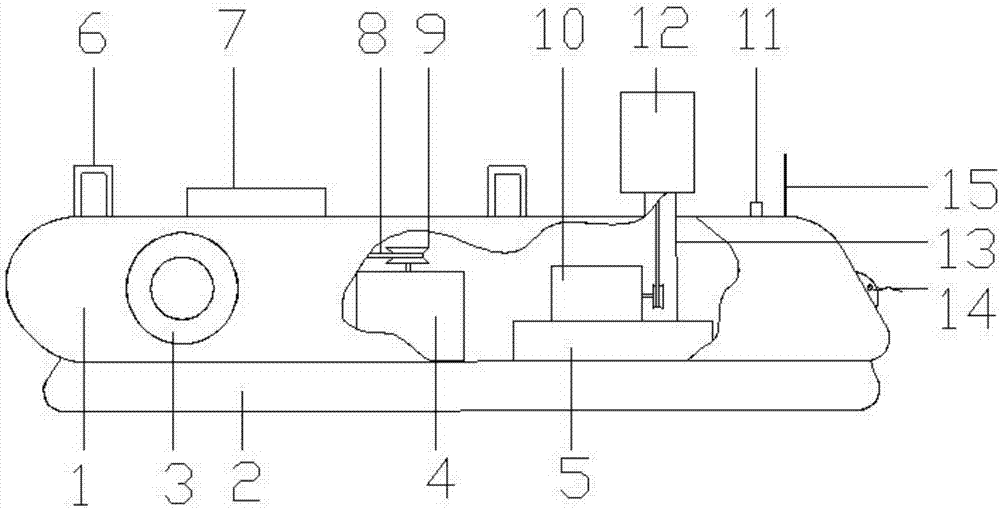 Remote control air cushion lifeboat