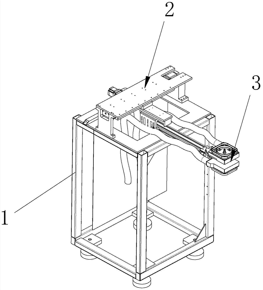 A stamping die cleaning machine