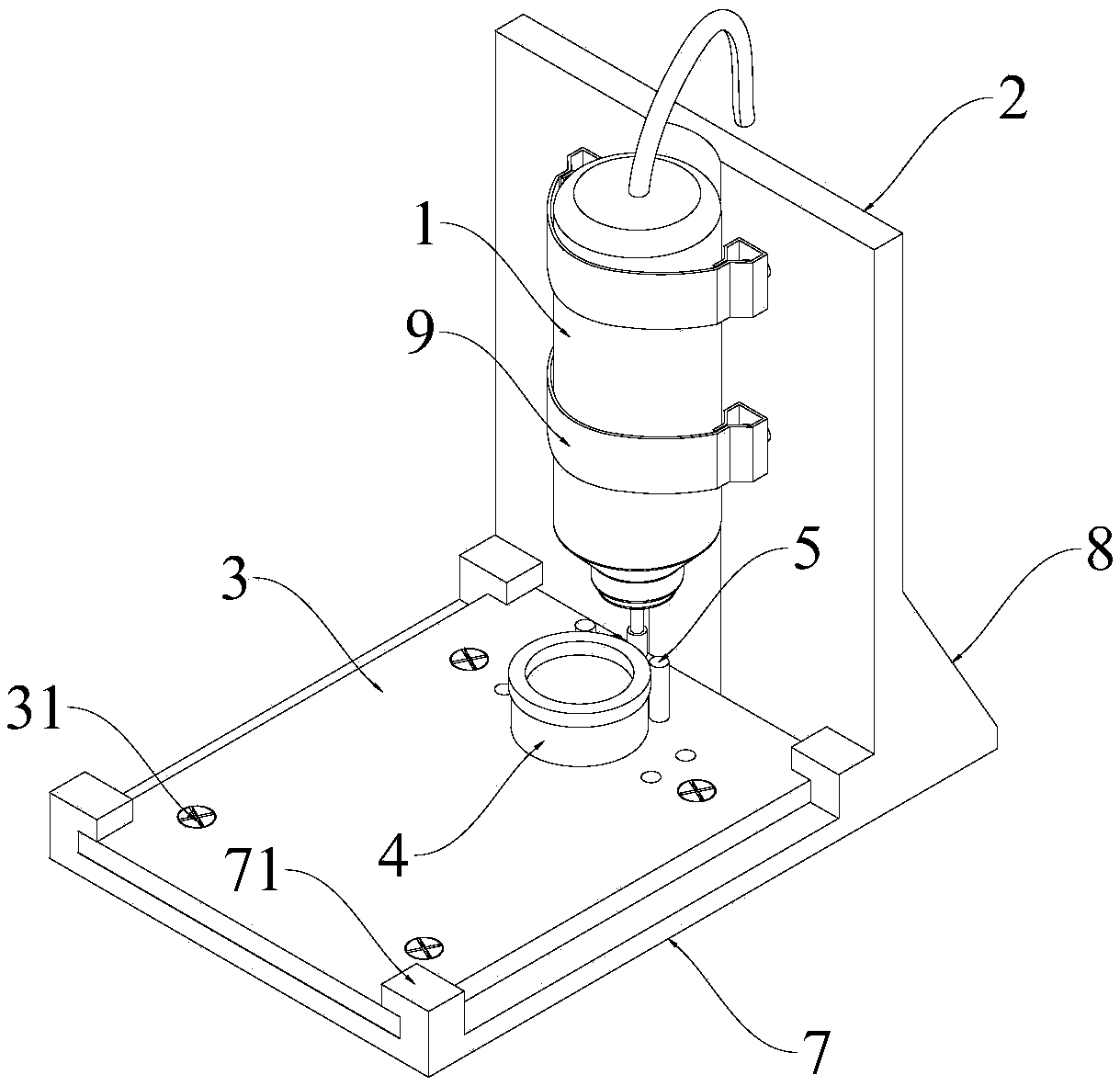 Gate residue removing device