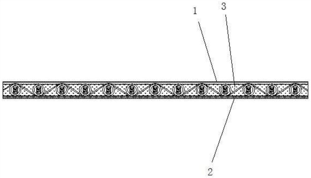 Natural super-warm-keeping jacquard fabric