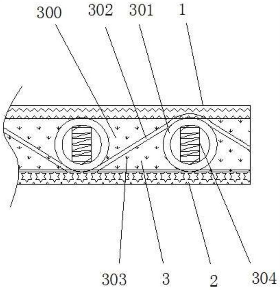 Natural super-warm-keeping jacquard fabric