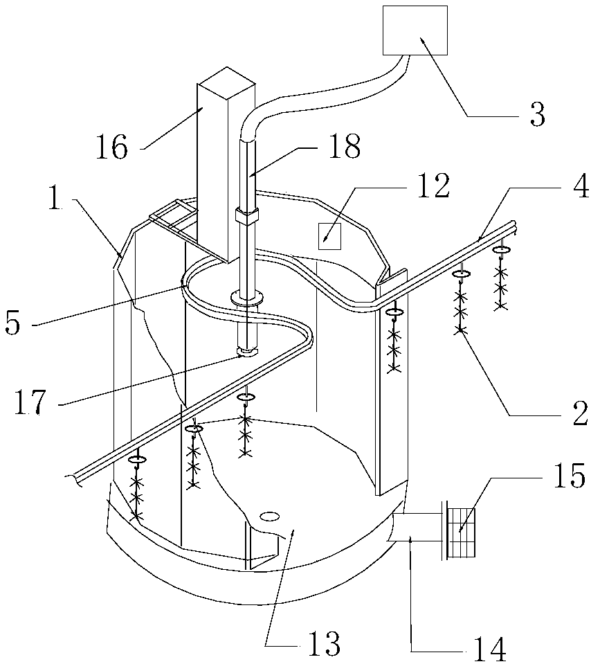 Coat hanger paint spraying machine