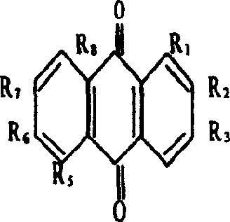 Application of antraquinone derivative as pesticide for controlling plant diseases