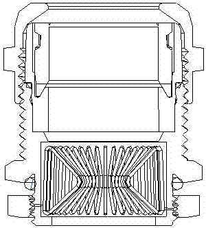 Anti-shielding metal cable gland and assembly shielding sealing method