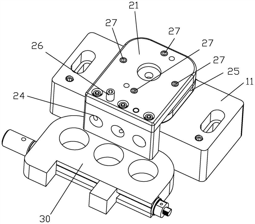 Rapid clamping structure and mechanical clamping device