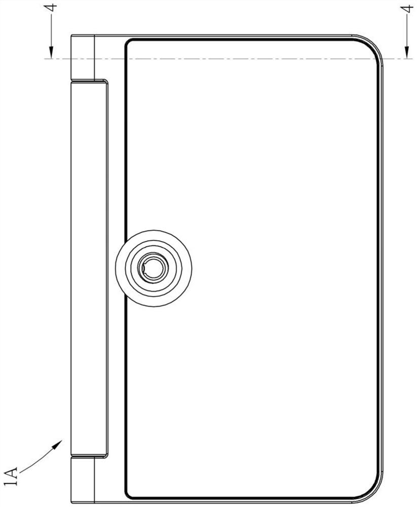 Turnover type shower device