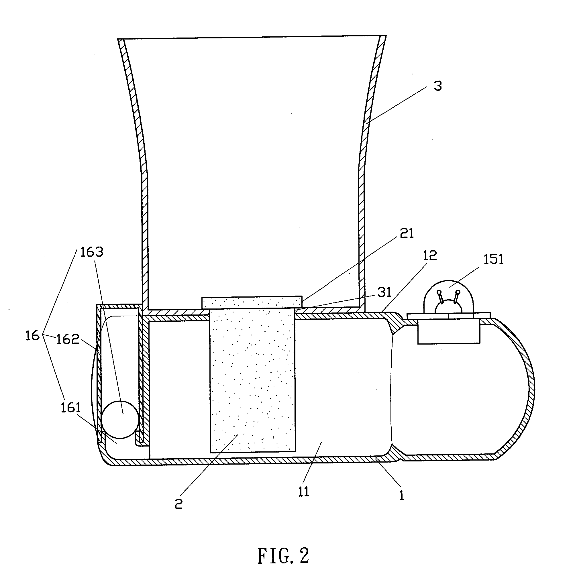 Water supply base of a plant pot