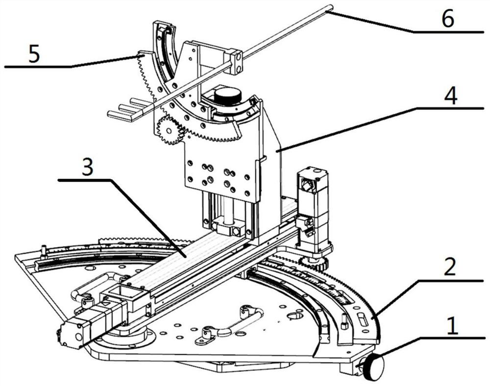 Five-degree-of-freedom probe clamping device for pneumatic probe calibration