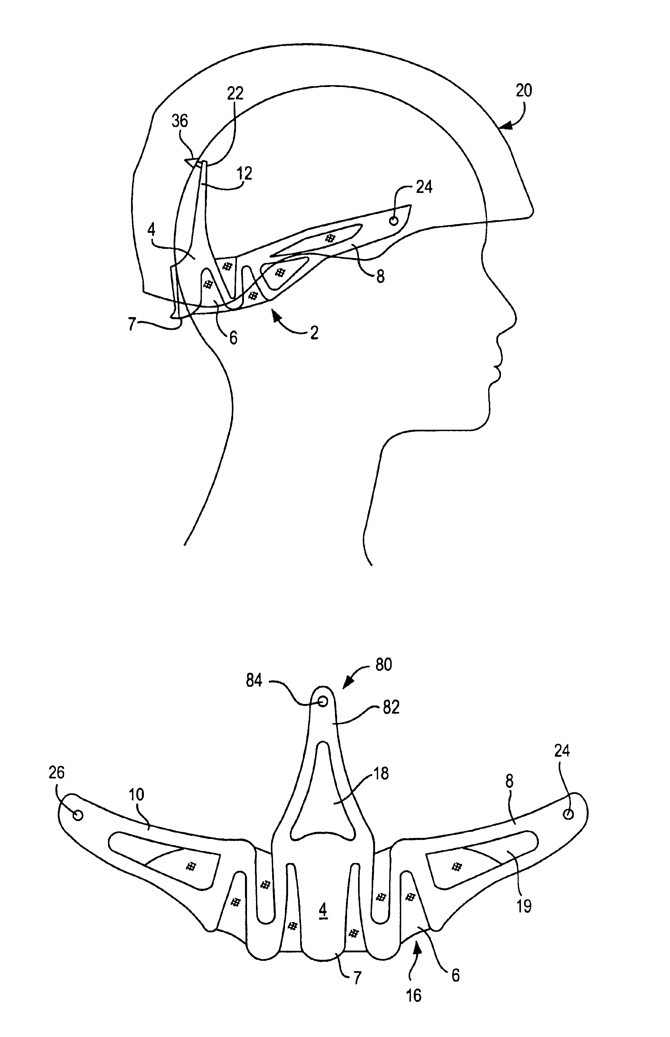 Helmet fit element