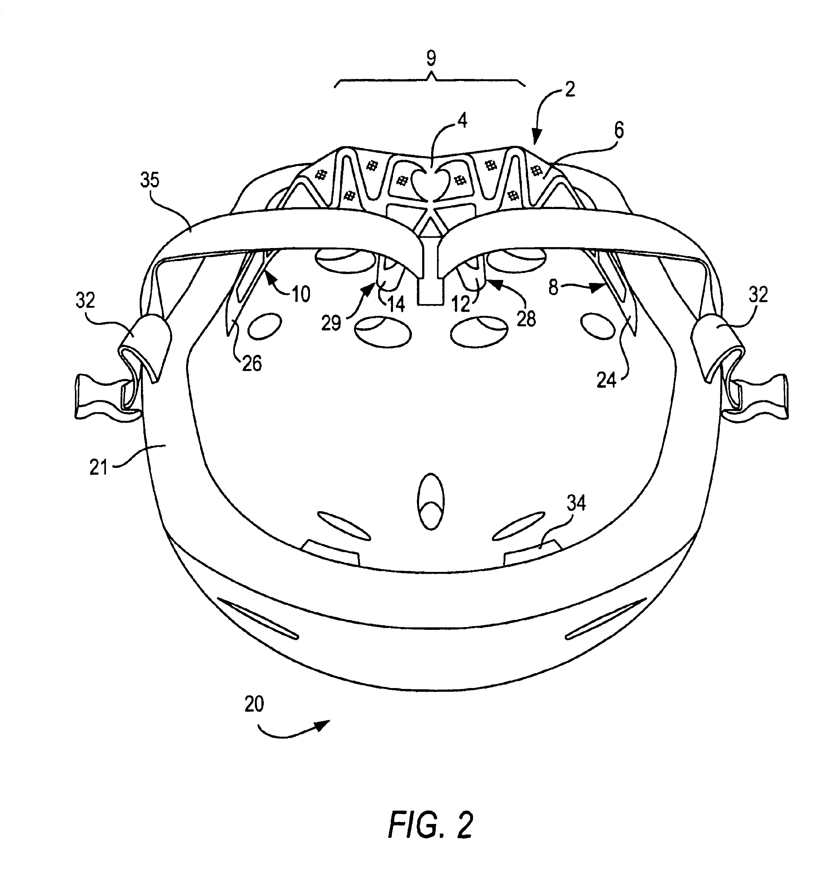 Helmet fit element