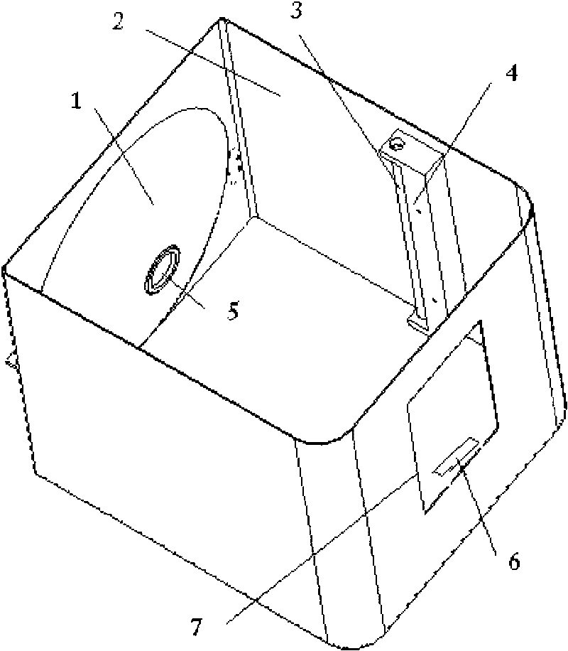 Box-type tongue appearance analyzing instrument of traditional Chinese medicine