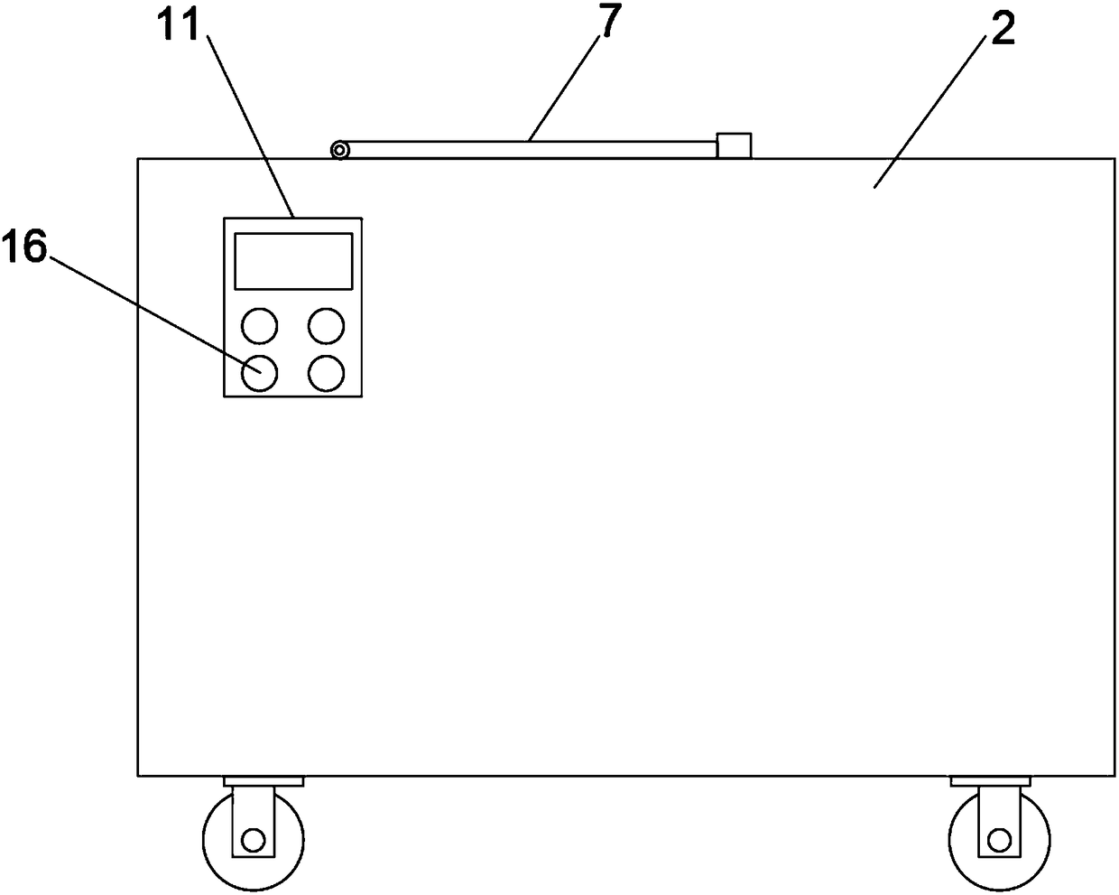 Air tightness testing device of shielding centrifugal pump