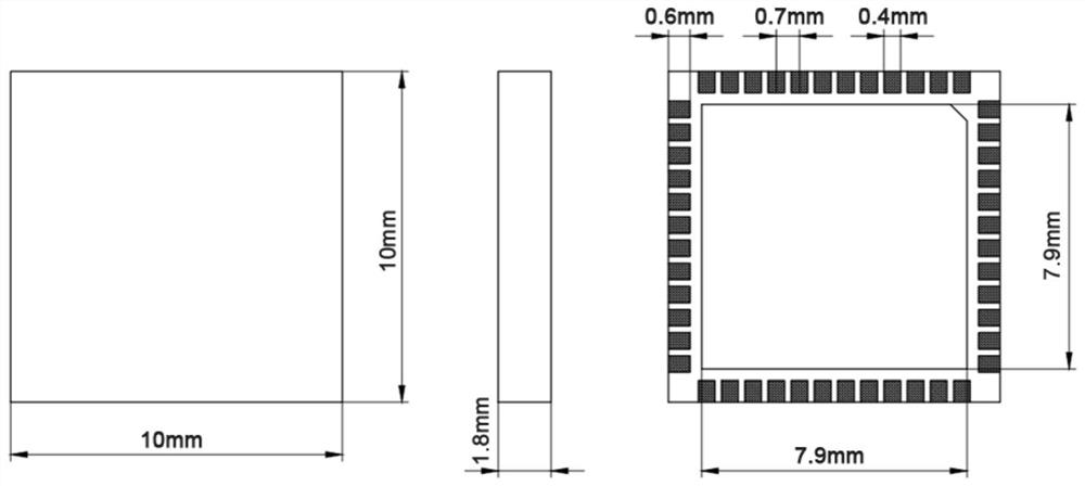 Infrared bias power supply module based on integrated plastic package