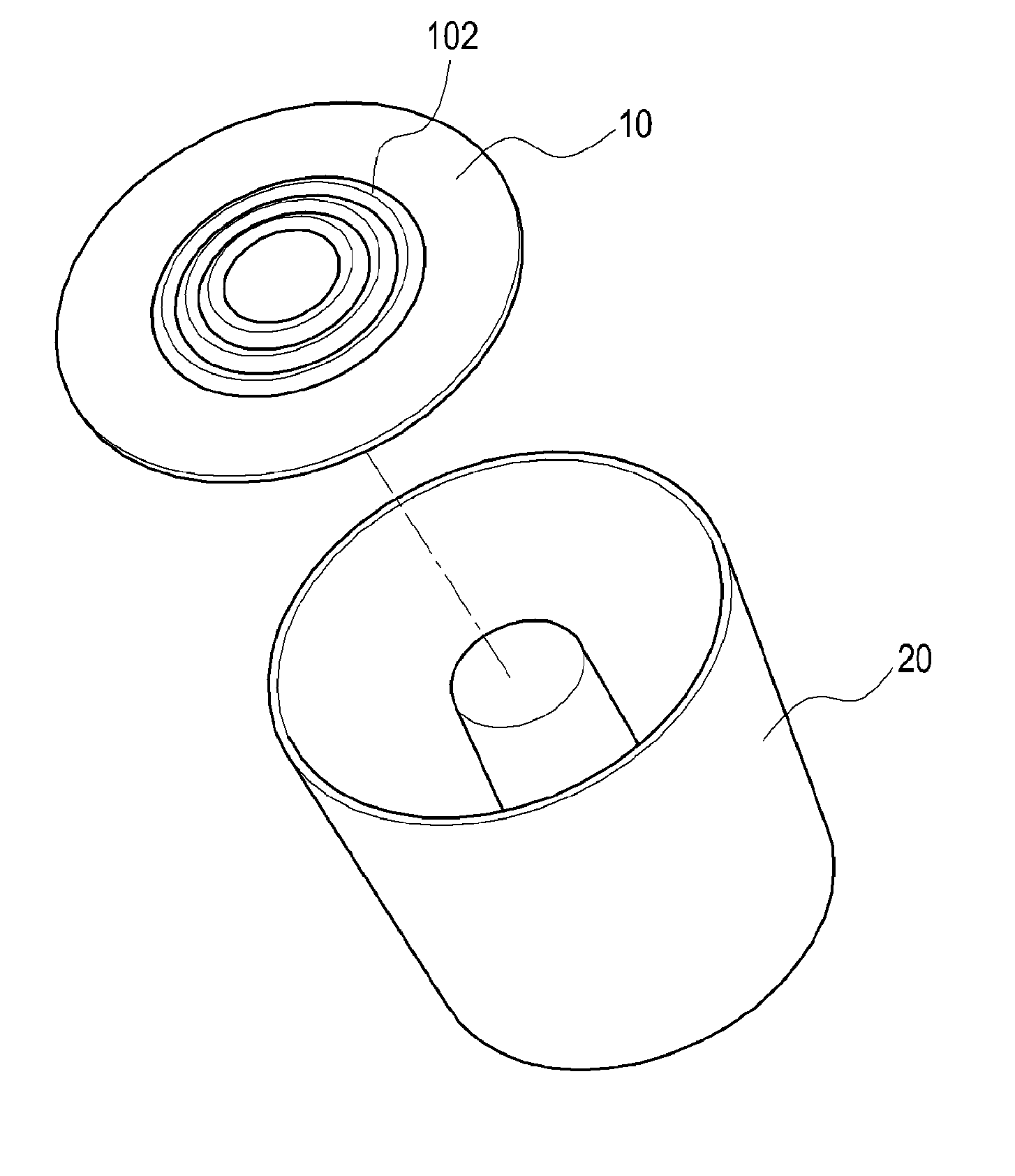 Radio frequency filter having cavity structure